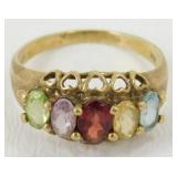 Jeweled Gold Ring