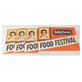 * 4 Vintage Betty Crocker Food Festival Retail