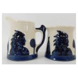 * Sleepy Eye 1993 Creamer & Sugar Set - Mint