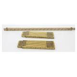 * 2 Folding Rulers / Extending Rule