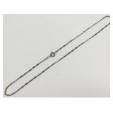 Vintage Sterling Silver Chain Necklace