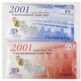 2001 United States Uncirculated Coin Set