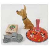 Group of Marvin Stamper, Metal Car, Taco Dog &