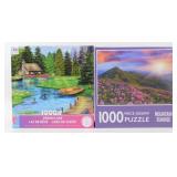(2) 1000-piece Puzzles - One Sealed