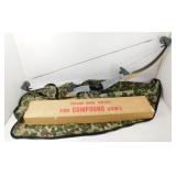 * Bear Compound Bow with Vintage Arrows and Case
