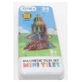 New Coodoo 34 Piece Magnetic Tiles Set