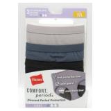 New 2 Pack of Hanes Comfort Period Discreet