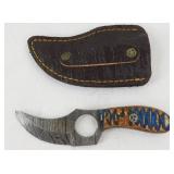 New Damascus Steel Texas Skinner Knife with