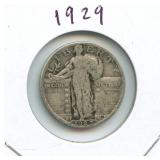 1929 Standing Liberty Silver Quarter