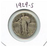 1929-S Standing Liberty Silver Quarter