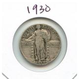 1930 Standing Liberty Silver Quarter