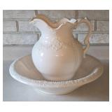 ** Offsite ** Vintage Arnel's Pitcher & Basin Set