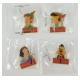 4 Coke Coca-Cola Disney Pins