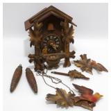 * Vintage Cuckoo Clock for Parts or Repair