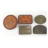 Group of Belt Buckles