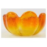 * 5' Vintage Amberina Bowl