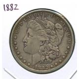1882 Morgan Silver Dollar
