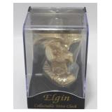 Elgin Eagle Collectable Mini Clock in Package