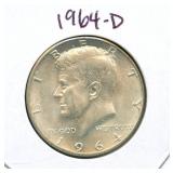 1964-D Kennedy Silver Half Dollar