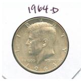 1964-D Kennedy Silver Half Dollar