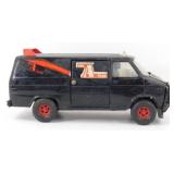 1980's The A-Team Pressed Steel Van Toy