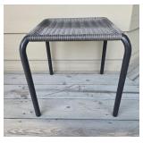 ** Offsite ** Woven Wicker Top Side Table