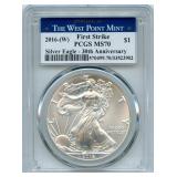 2016-W First Strike Silver Eagle - PCGS MS 70