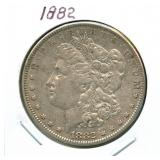 1882 Morgan Silver Dollar