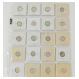 (20) 1964 Silver Dimes