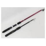 * 2 Telescoping Fishing Poles - 1 Johnson
