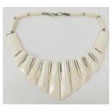 Vintage Fancy Bone Necklace - Excellent