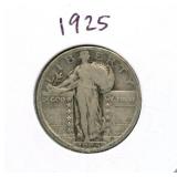 1925 Standing Liberty Silver Quarter