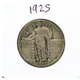 1925 Standing Liberty Silver Quarter