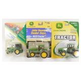 John Deere Die Cast Toy Tractor Lot