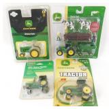 John Deere Die Cast Toy Tractor Lot