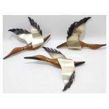 * 3 MCM Wall Dï¿½cor Ducks