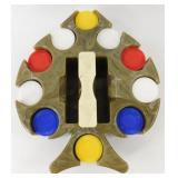 Vintage Poker Chip Caddy