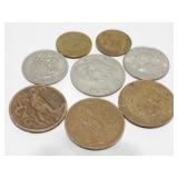 1971, 1943, & 1969 20 Centavos Coins, 1971 Mexico