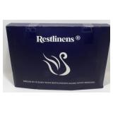 New Restlinens Goose Down Bedding Pillow w/ Case
