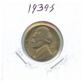1939-S Jefferson Nickel
