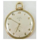 Vintage Elgin Deluxe Pocket Watch, 17-Jewel