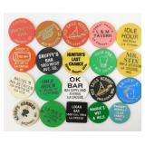 20 Old La Crosse Tavern Tokens