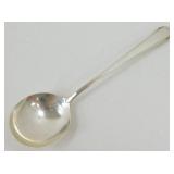 Sterling Cascade Pattern Soup Spoon - 46.21 grams