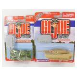 2 G.I. Joe Die Cast Tank Toys in Packages
