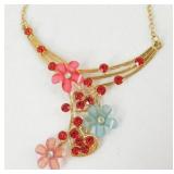 Betsey Johnson Flower Pendant Necklace