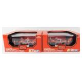 Pair of Racing Champions 1994 Pit Stop Show Case