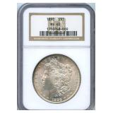 1898 Morgan Silver Dollar - NGC MS 63