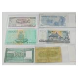 Set of Foreign Currencies