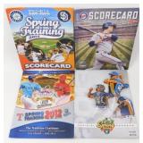5 Baseball Booklets/Scorecard