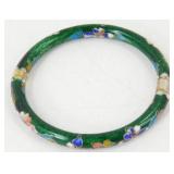 Vintage Antique Chinese Enamel Bangle Bracelet